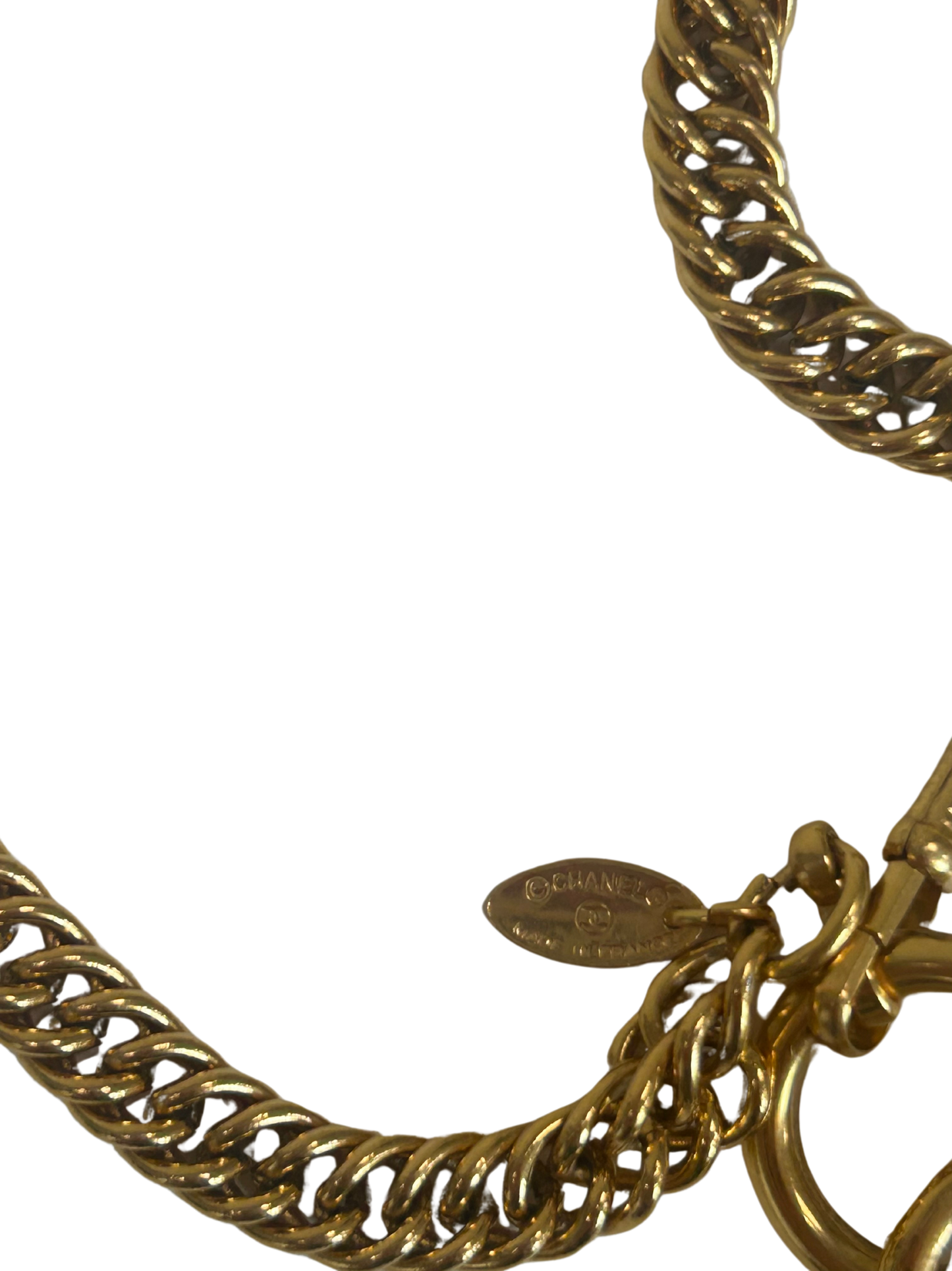 Chanel Vintage 1995 Magnifying Glass Pendant Necklace