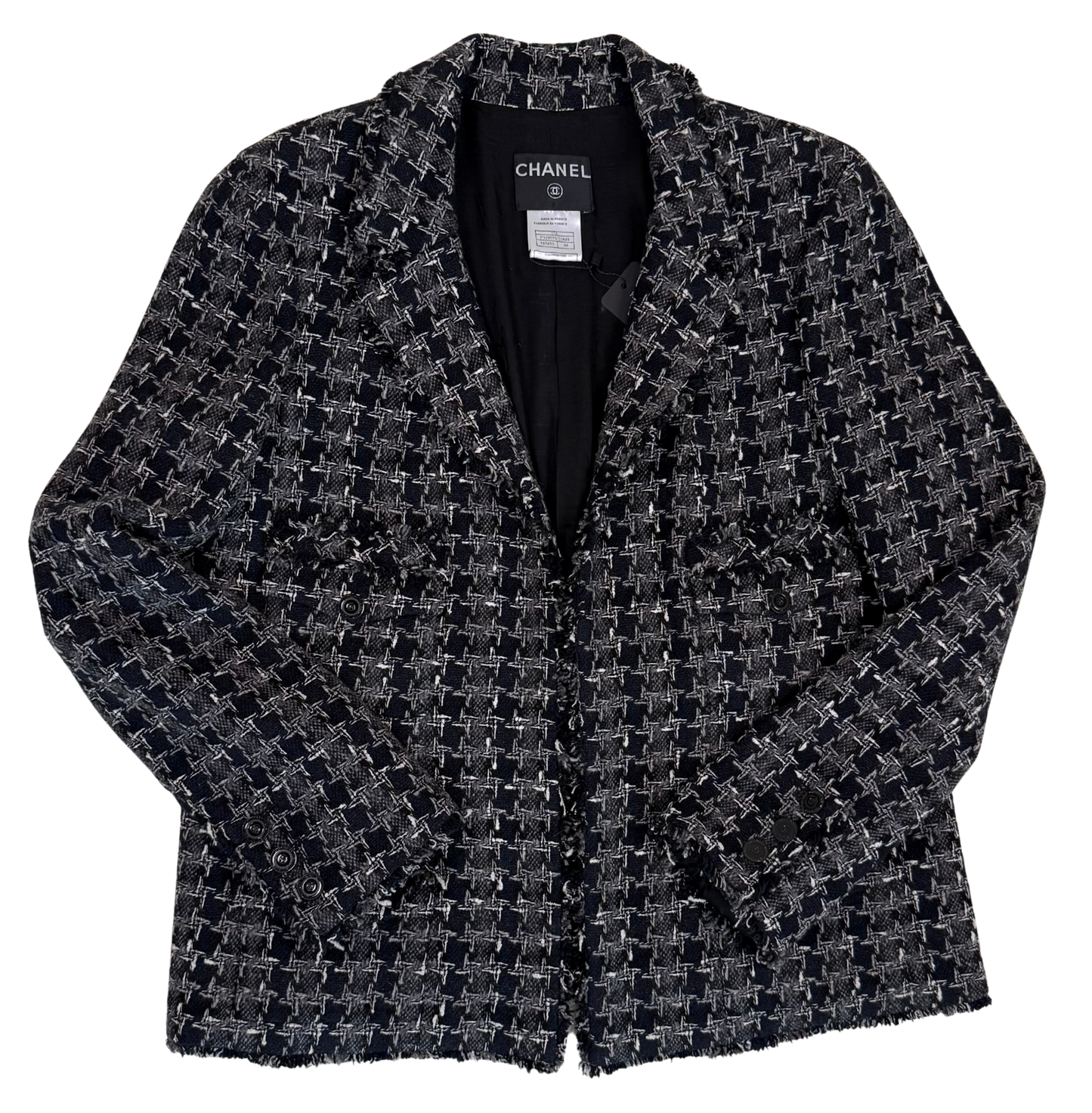 Chanel Fall 2007 A Cashmere Houndstooth Tweed Jacket