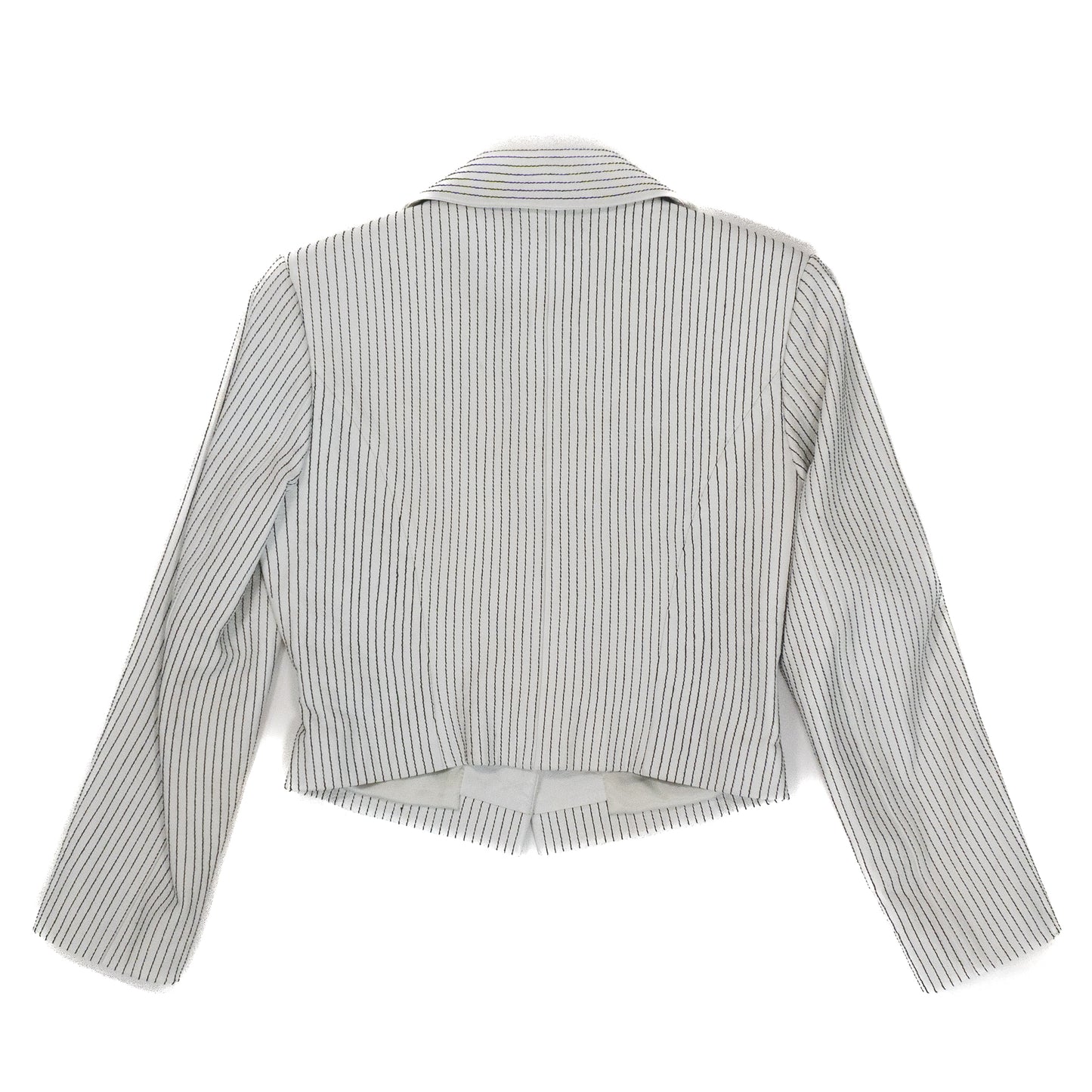 Vintage Michael Hoban 1990's White Leather Cropped Jacket
