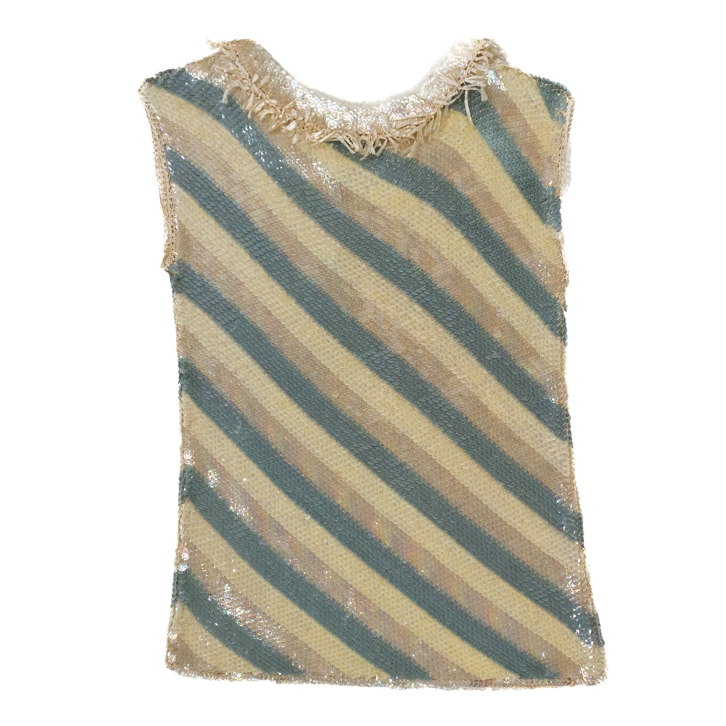 Vintage Mochino Knit Sequin Sleeveless Top