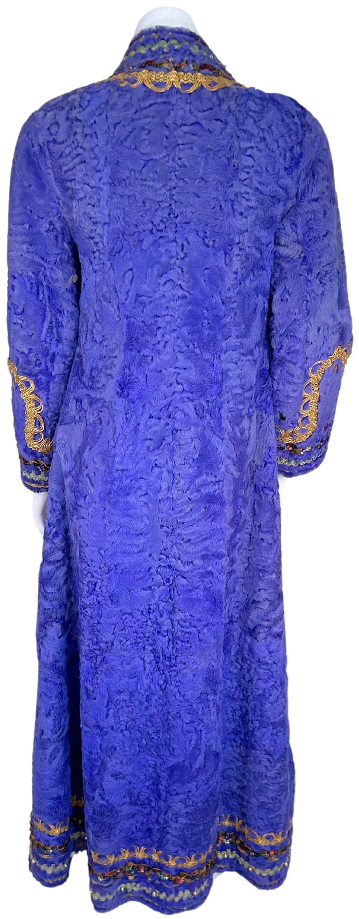 Vintage 1960s Georges Kaplan Purple Persian Lamb Maxi Coat Designed by Jacques Kaplan | Paris – New York