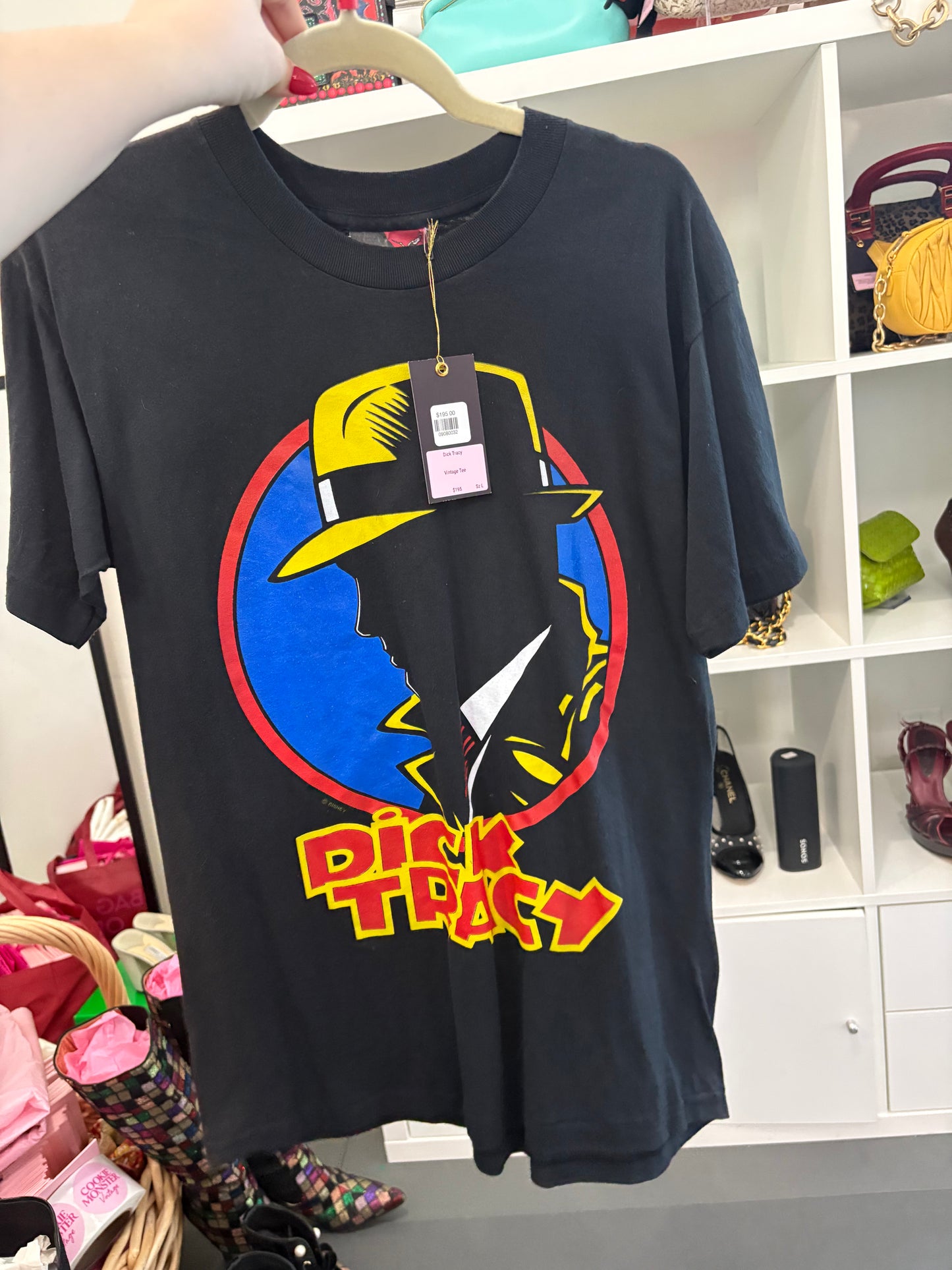 Vintage Dick Tracy Black Tee