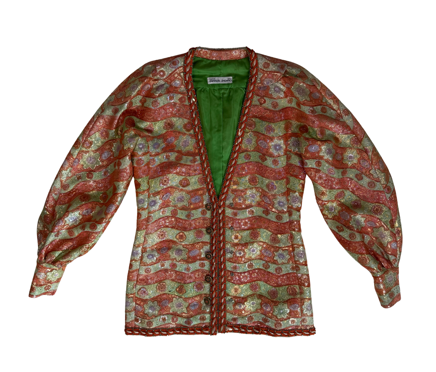 Iris Apfel x Emanuel Ungaro Haute Couture 1970's 3-Piece Ensemble