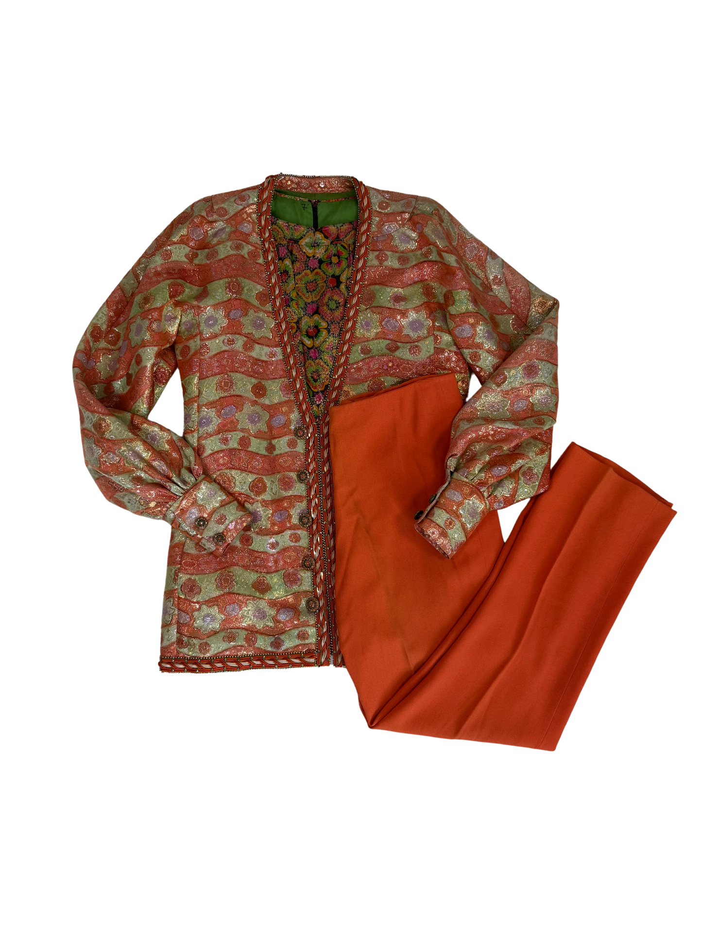 Iris Apfel x Emanuel Ungaro Haute Couture 1970's 3-Piece Ensemble