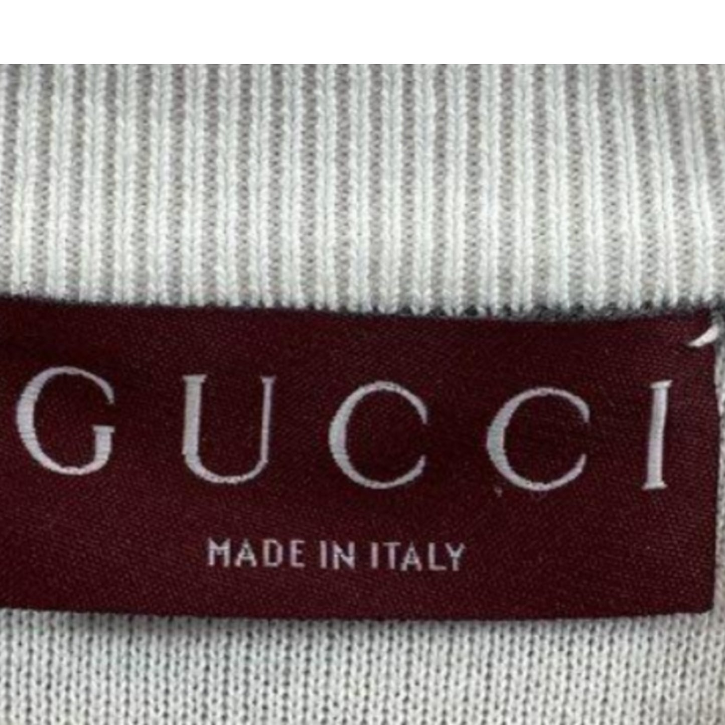Gucci Gray Melange Logo Cotton Wool Silk Blend Cropped Cardigan Sweater | Size Medium
