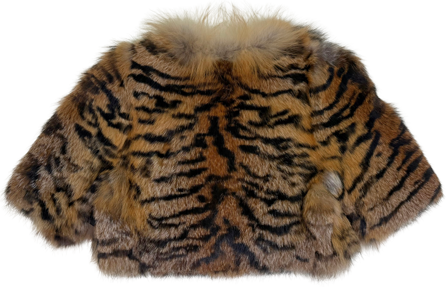 Vintage Roberto Cavalli Leopard Print Fur Bolero Shrug - Early 2000s Collection