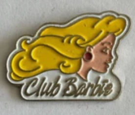 POUPEE DOLL BARBIE - CLUB BARBIE Vintage Pin