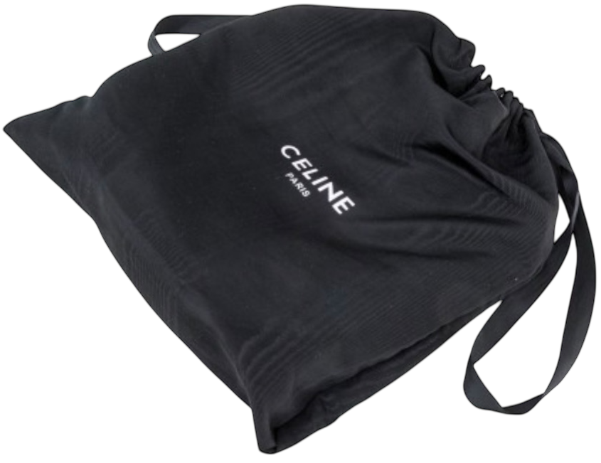 Céline 2021 Ava Logo Camo Print Coated Canvas & Leather Shoulder Bag