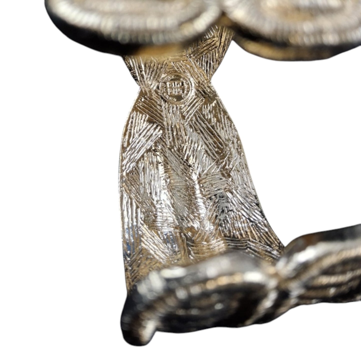 Vintage Givenchy Gold Plated Textured Wrap Cuff Bracelet