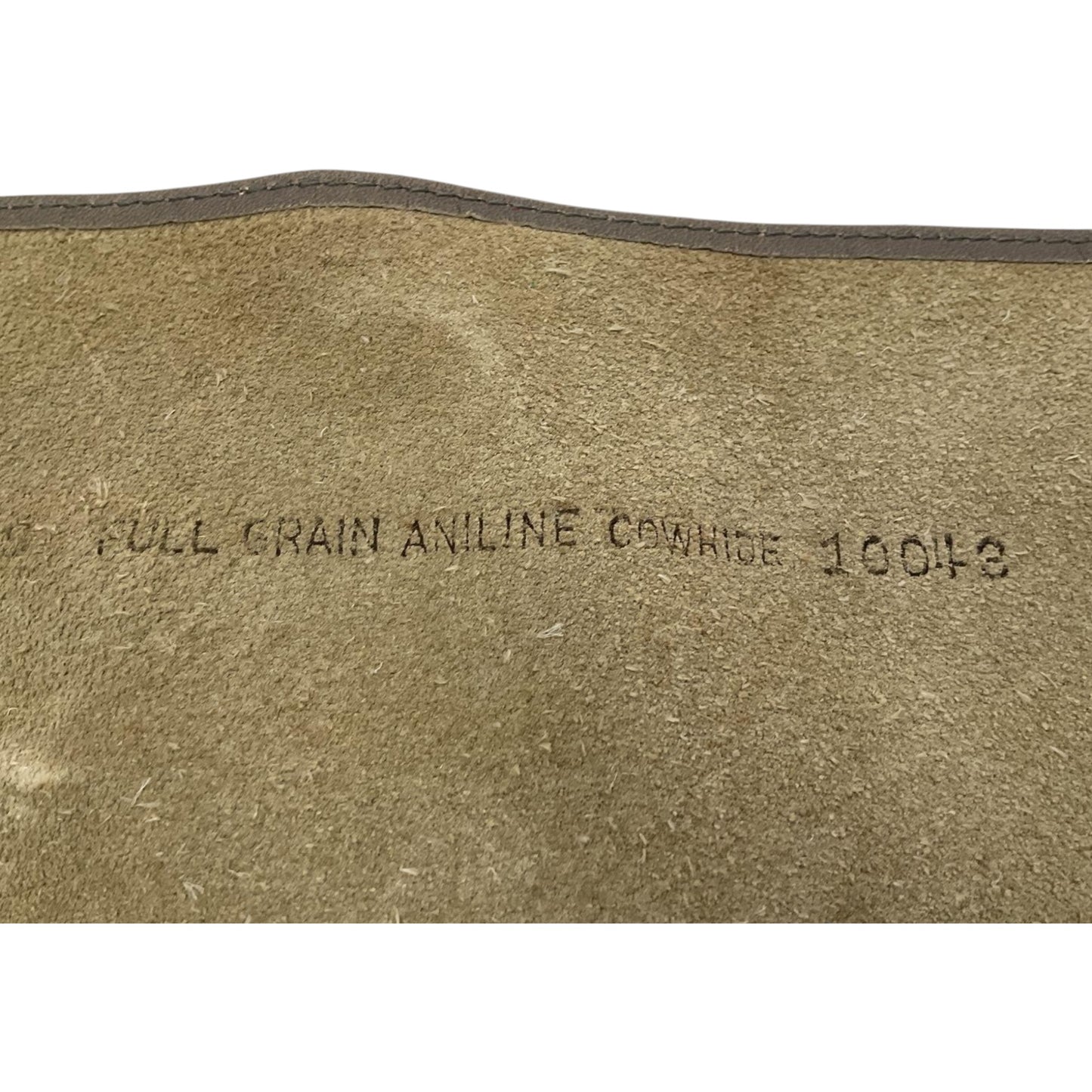 Christian Dior vintage cowhide sash belt, knot detail close-up