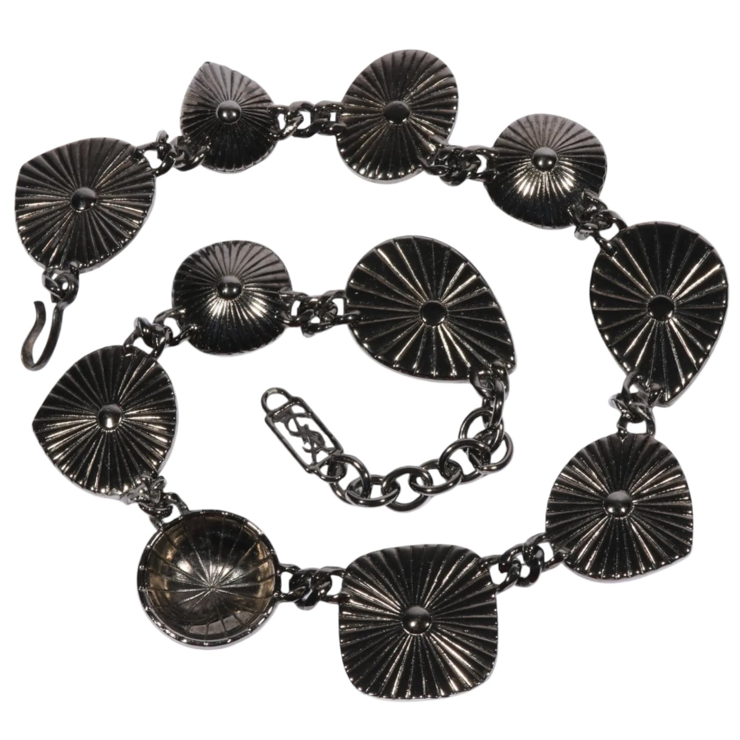 Vintage Yves Saint Laurent by Robert Goossens Art Glass & Faux Pearl Statement Necklace, Late 1980s-Early 1990s