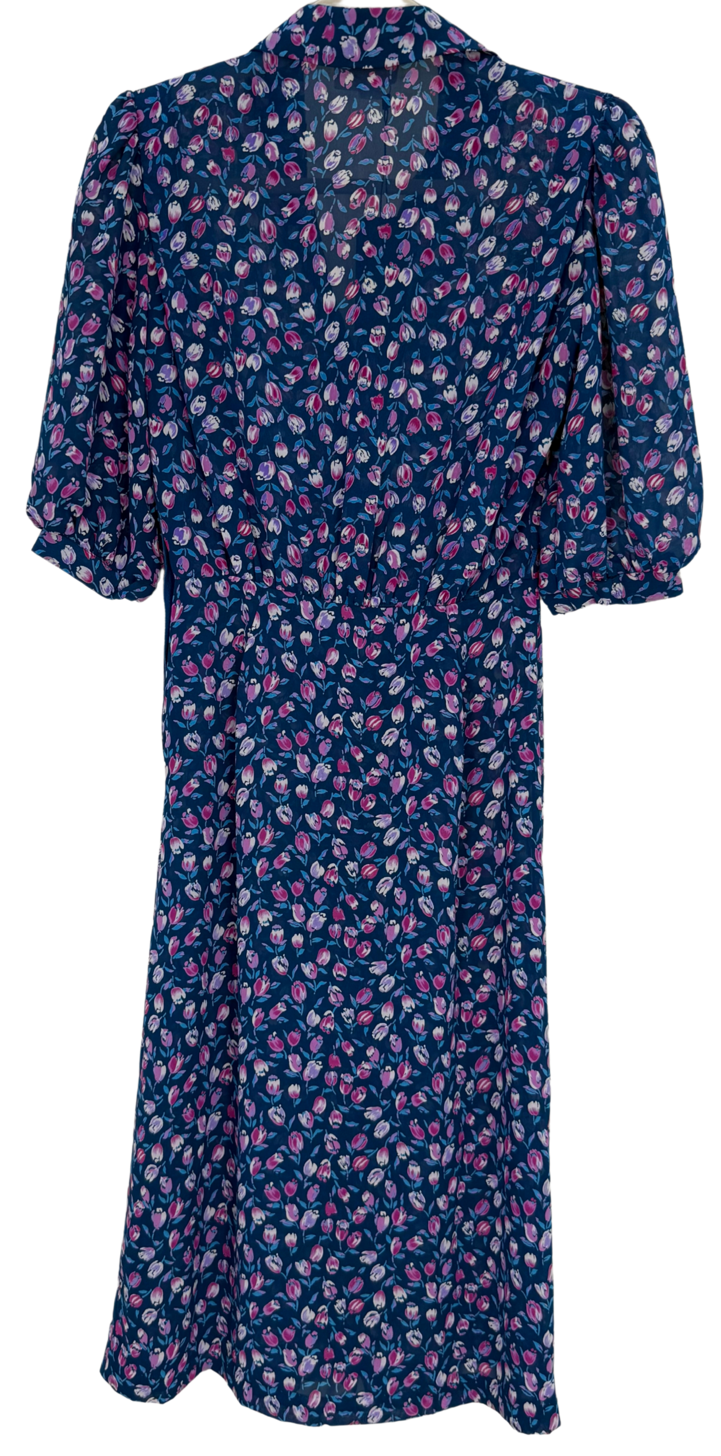 Vintage 1970s L.T.D. by Roberta Floral Tulip Print Midi Dress