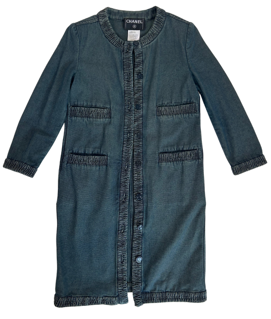 Chanel Long Denim Jacket