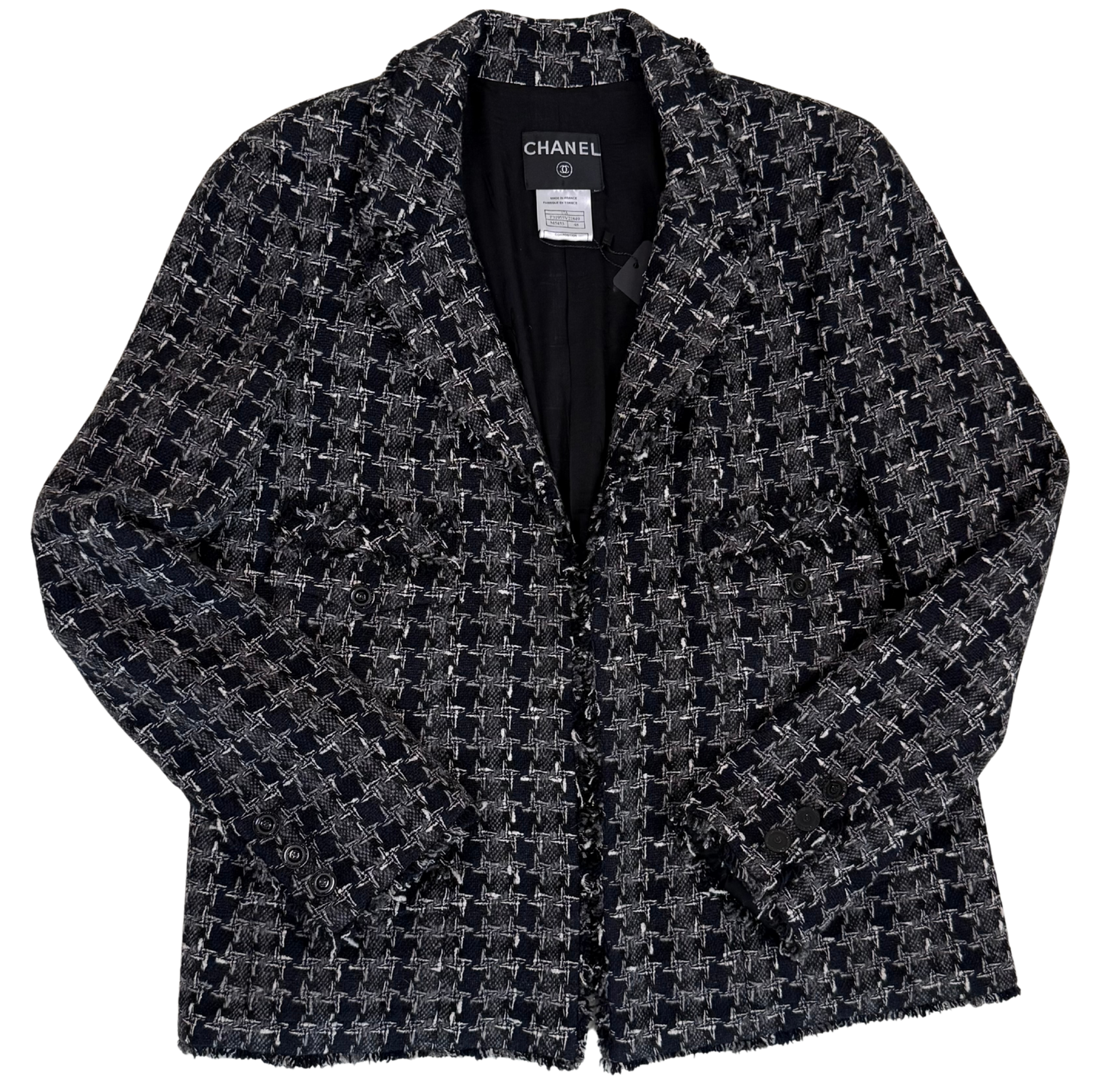 Chanel Fall 2007 A Cashmere Houndstooth Tweed Jacket