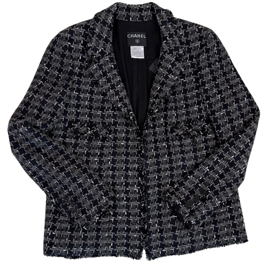 Chanel Fall 2007 A Cashmere Houndstooth Tweed Jacket