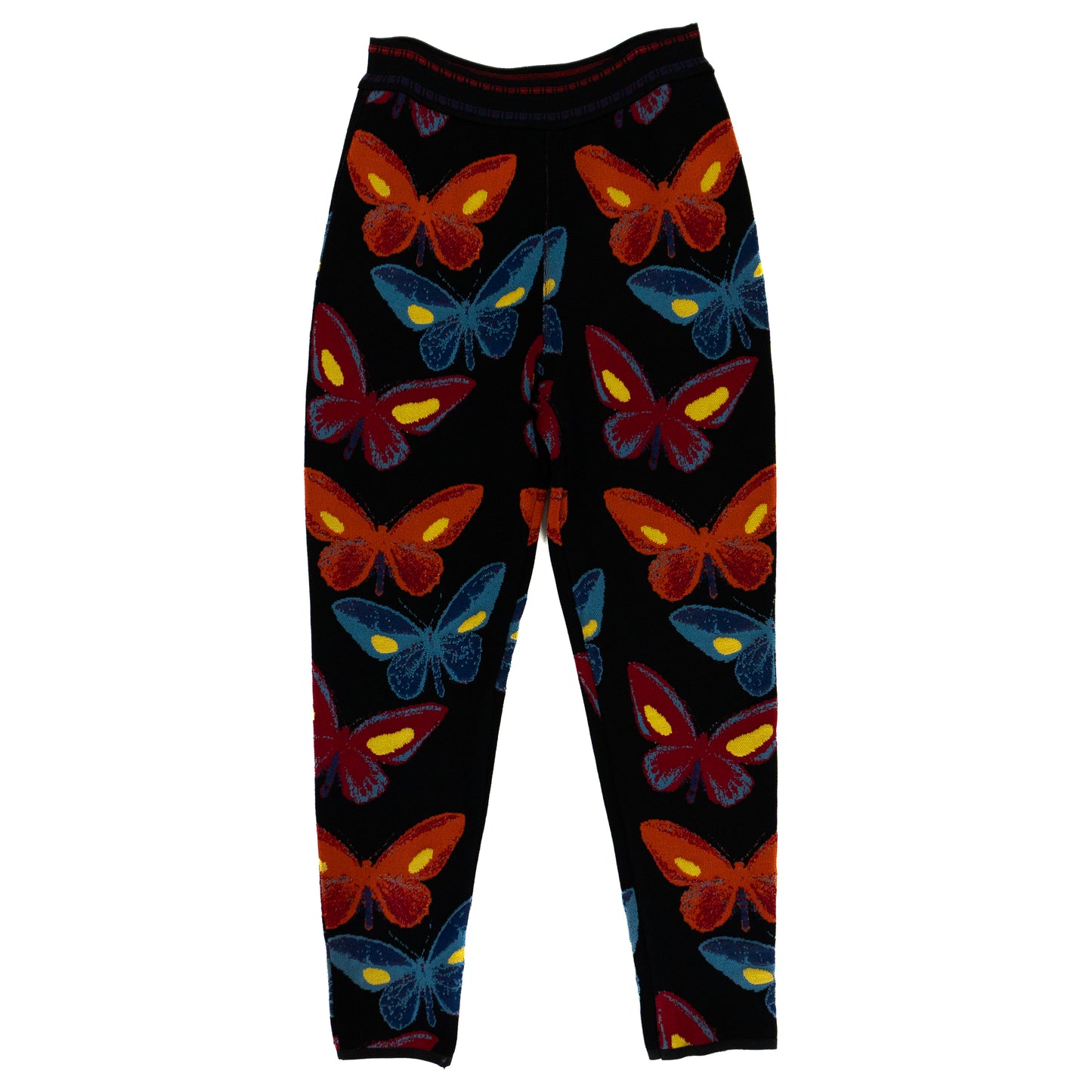 Alaia Iconic Butterfly Motif Knit Pants