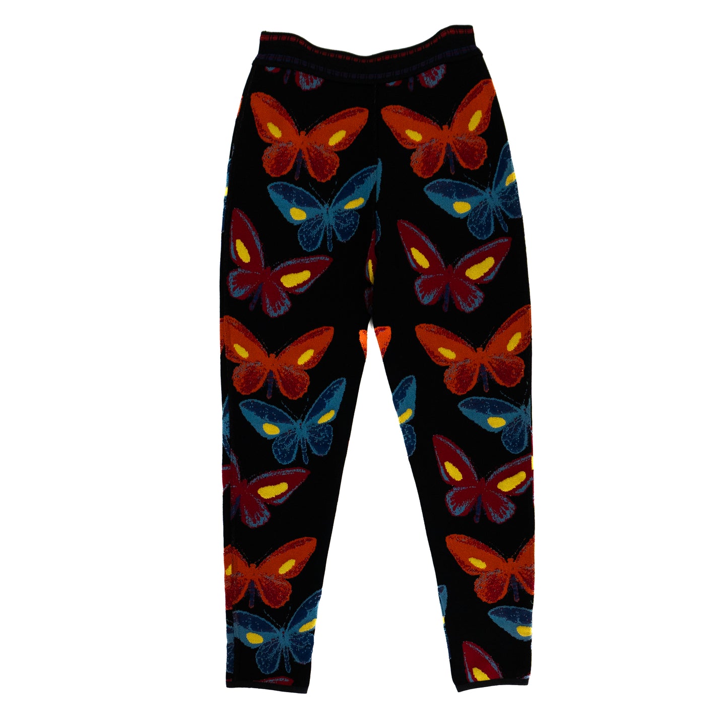 Alaia Iconic Butterfly Motif Knit Pants