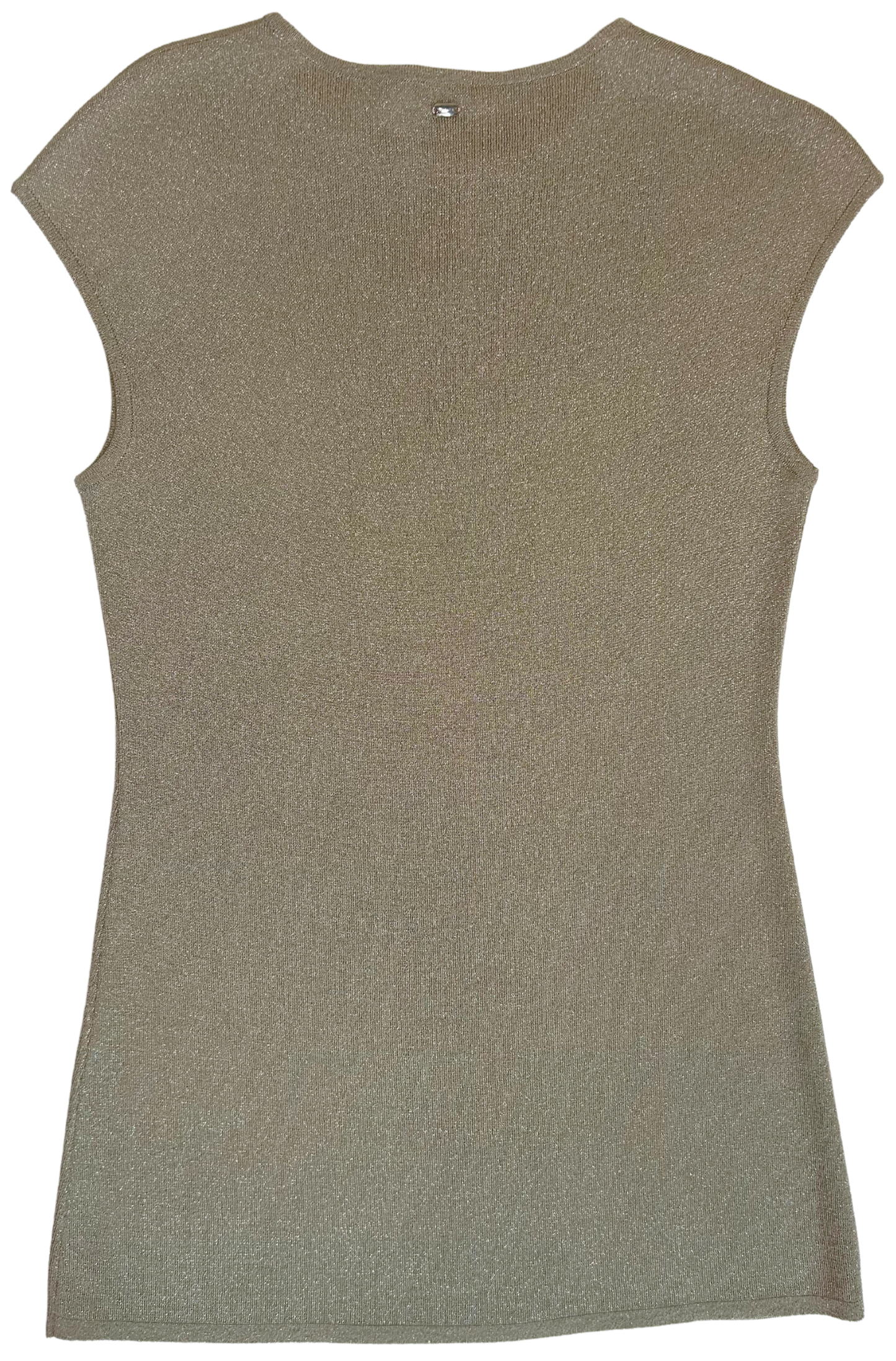 Escada Metallic Gold Knit Top - New with Tags