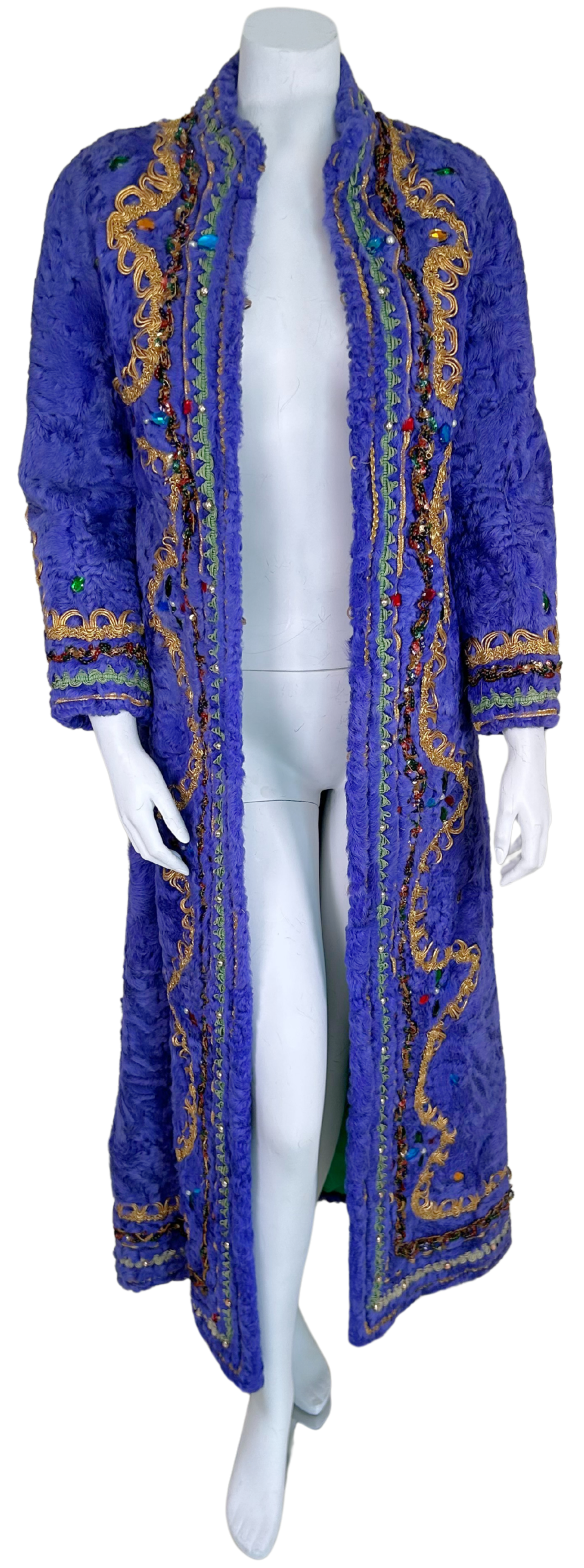 Vintage 1960s Georges Kaplan Purple Persian Lamb Maxi Coat Designed by Jacques Kaplan | Paris – New York