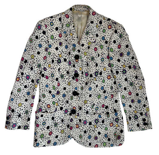 Gianni Versace Couture Vintage 90's Mod Multi Color Blazer