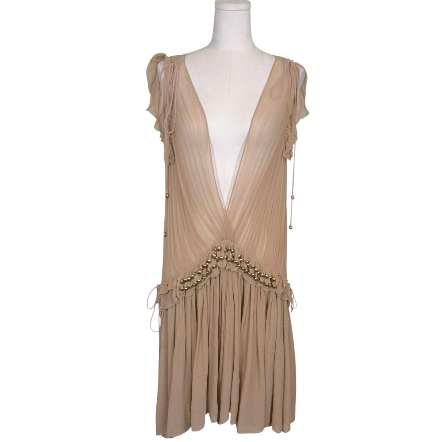 Chloé Resort 2016 by Clare Waight Keller Silk Georgette Ruffle Dress