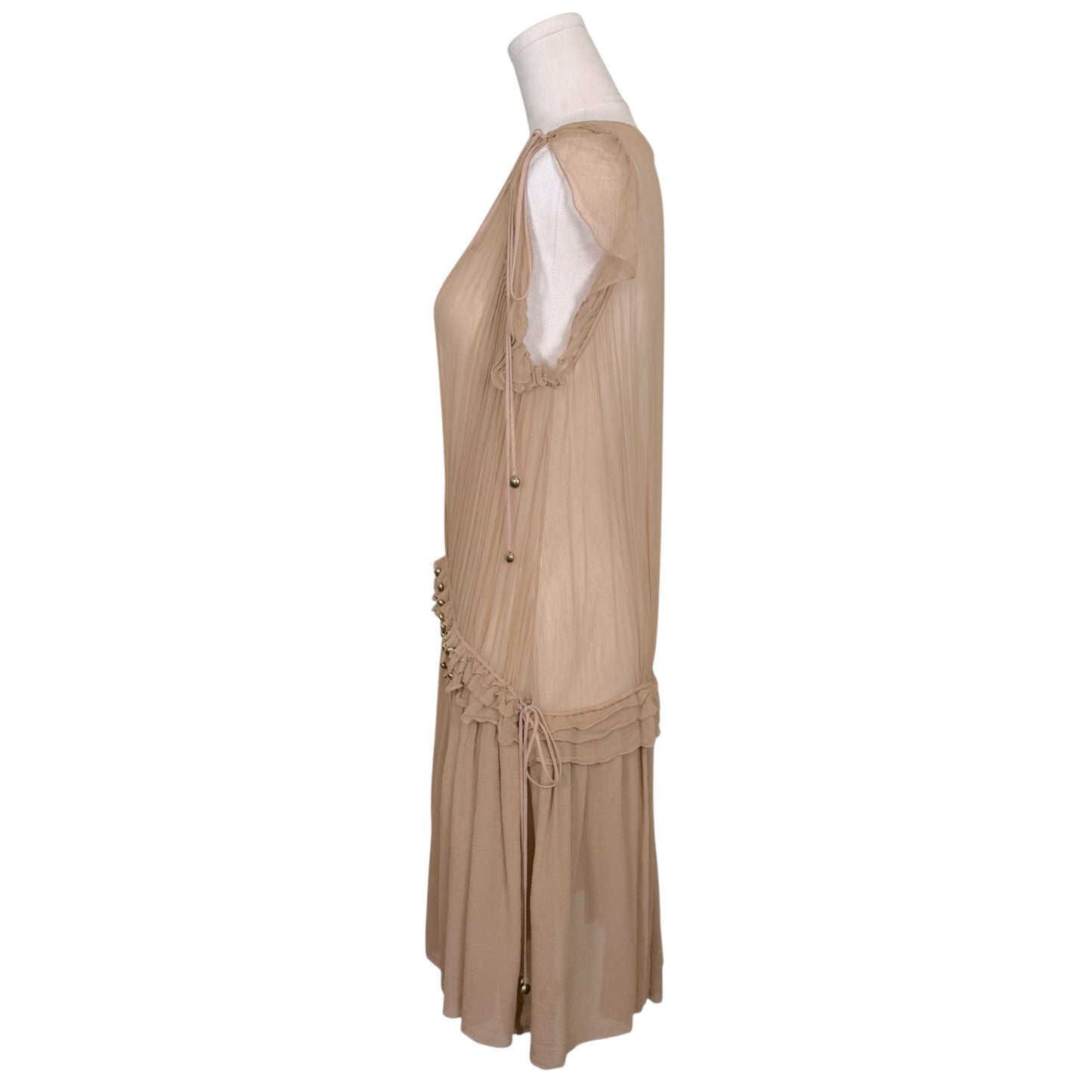 Chloé Resort 2016 by Clare Waight Keller Silk Georgette Ruffle Dress