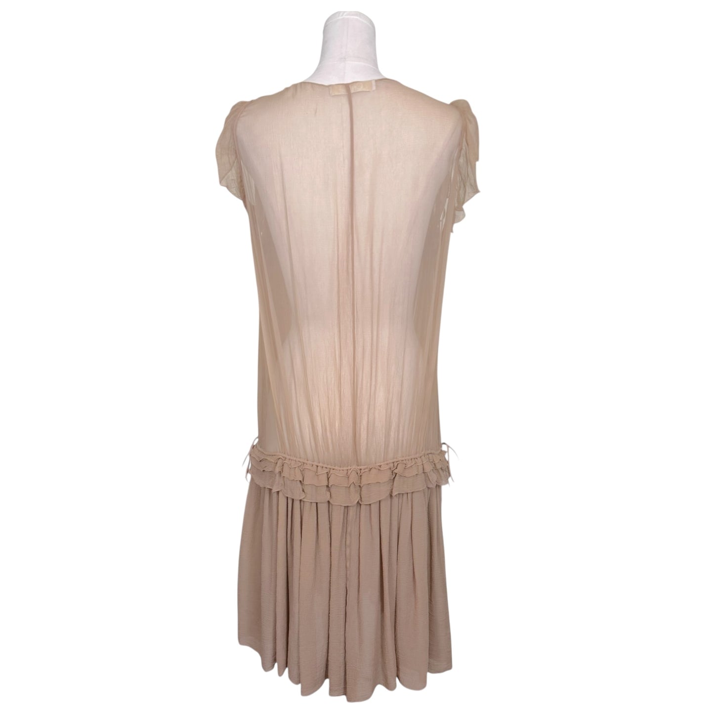 Chloé Resort 2016 by Clare Waight Keller Silk Georgette Ruffle Dress