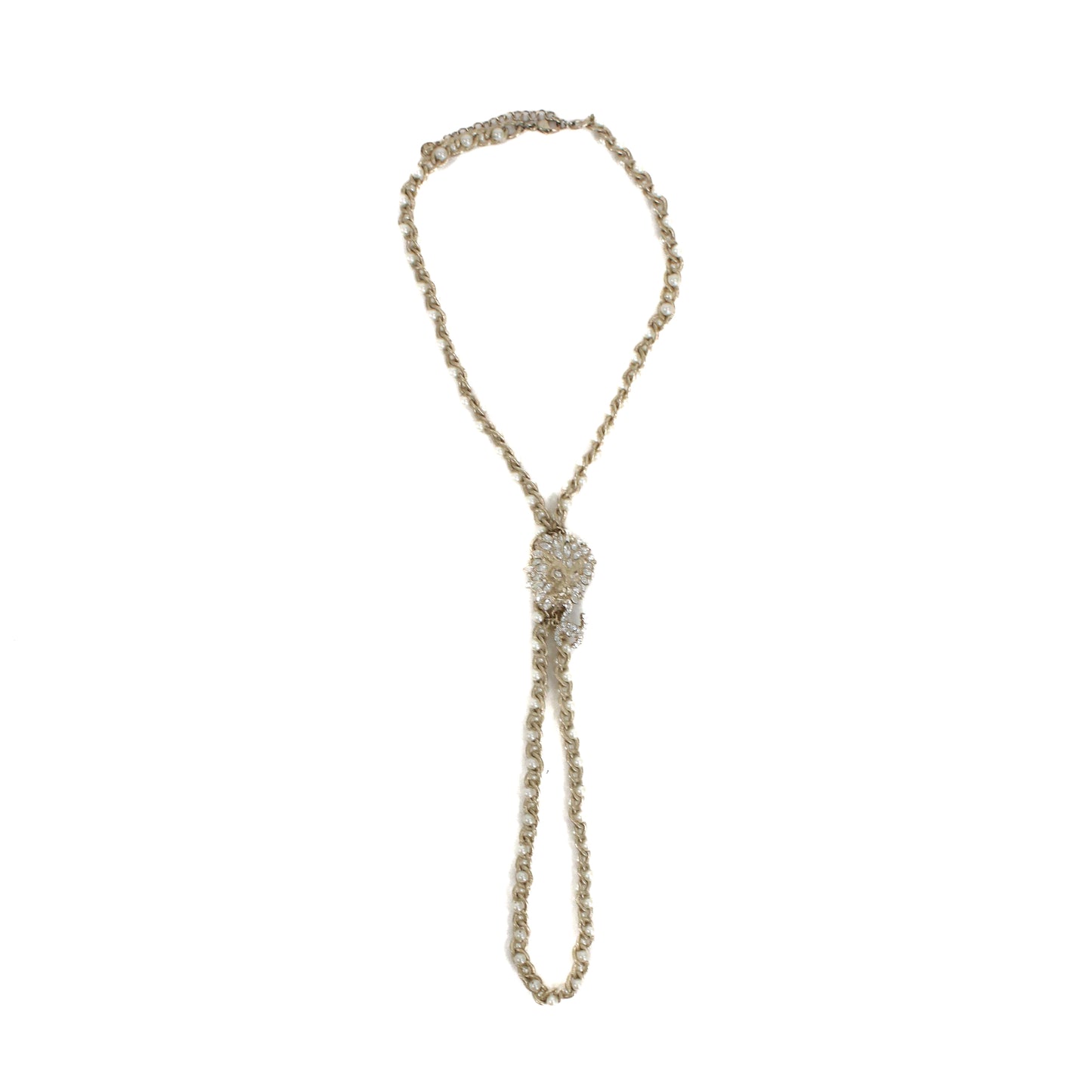 Chanel Spring 2011 Collection By Karl Lagerfeld Bolo-esque Necklace