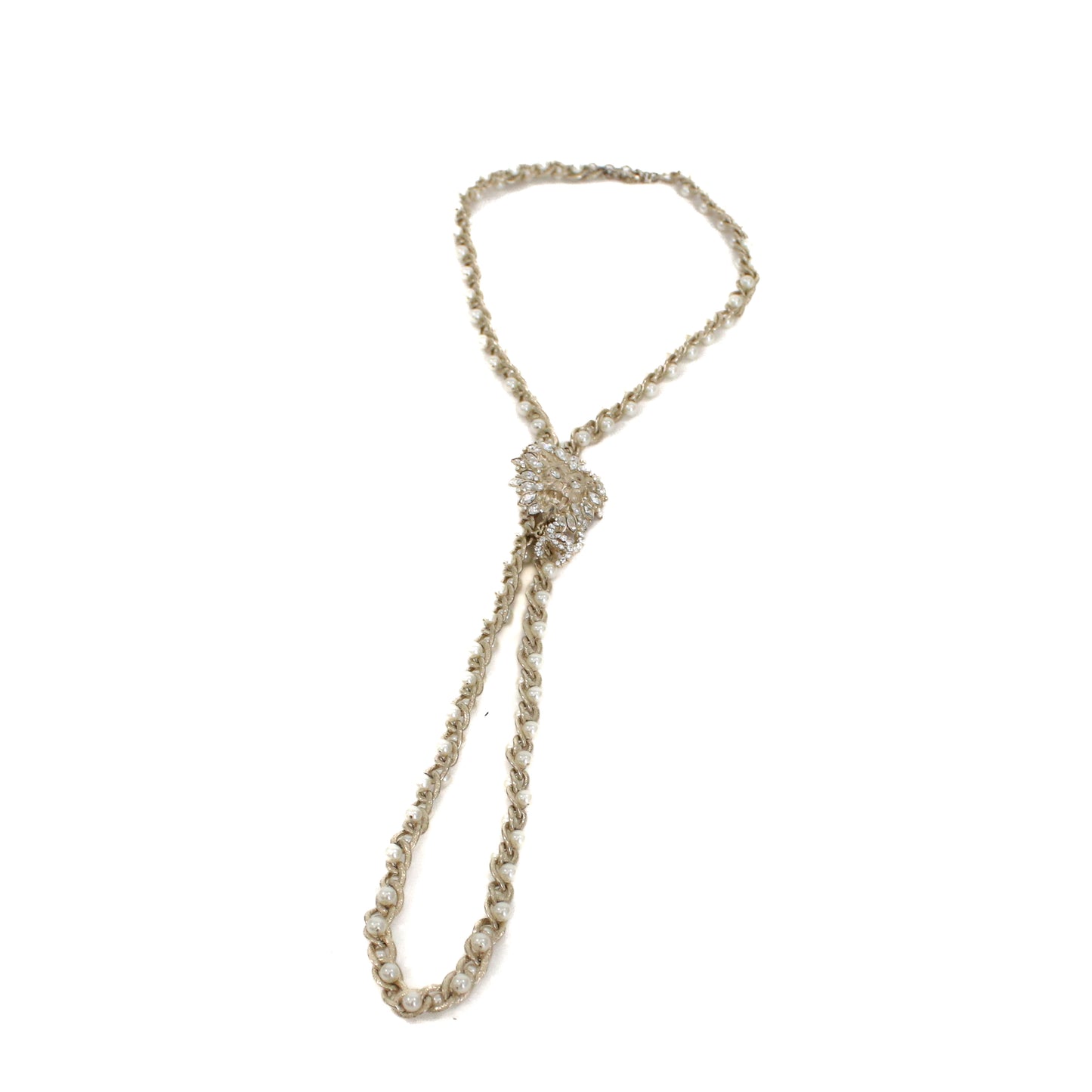 Chanel Spring 2011 Collection By Karl Lagerfeld Bolo-esque Necklace