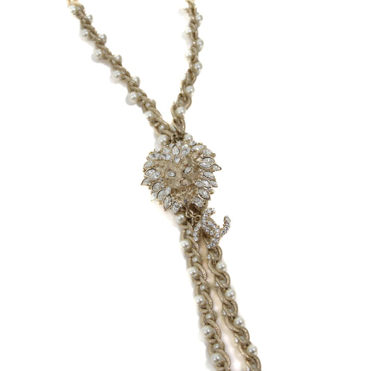 Chanel Spring 2011 Collection By Karl Lagerfeld Bolo-esque Necklace