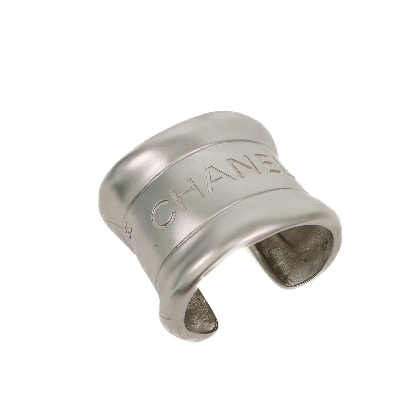 Vintage Chanel 1998 Spring Collection Silver Cuff Bracelet