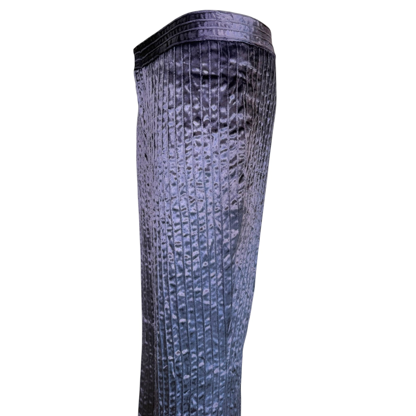 Gucci by Tom Ford F/W 1999 Runway Lavender Crushed Velvet Flare Pants IT 44