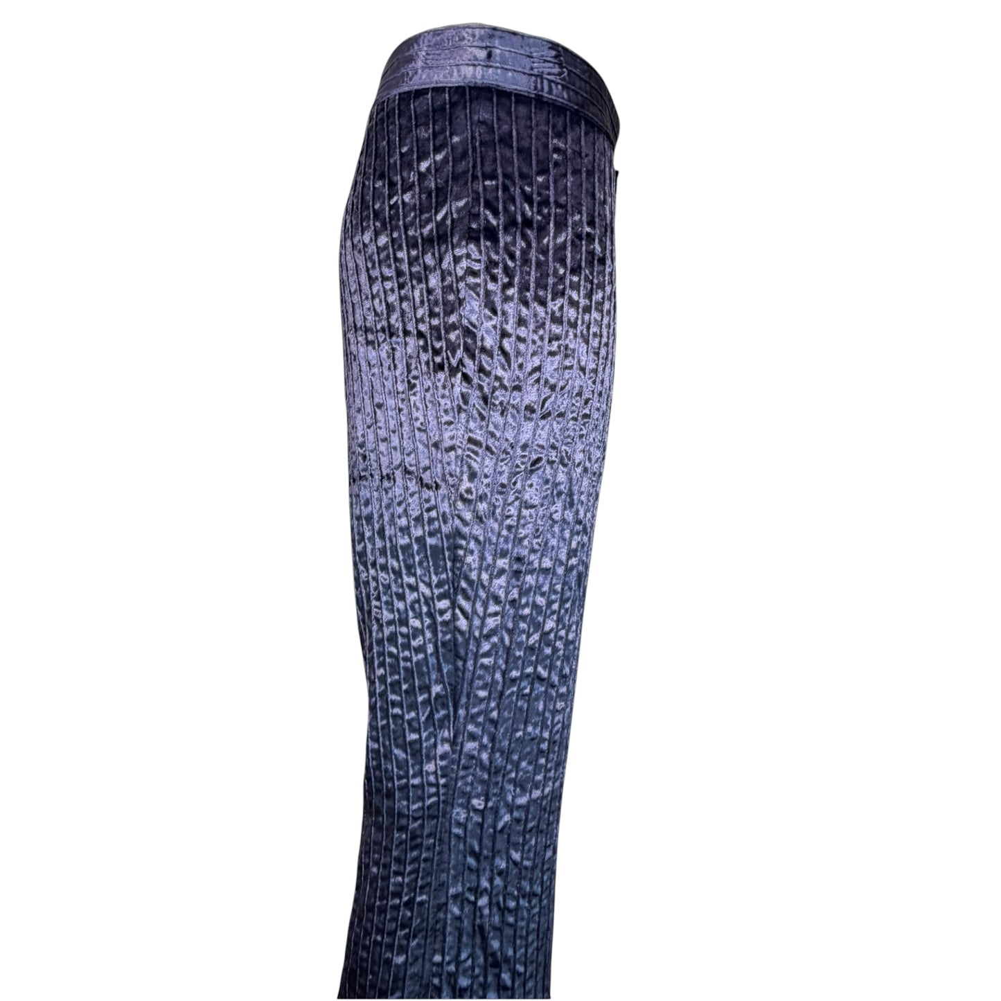 Gucci by Tom Ford F/W 1999 Runway Lavender Crushed Velvet Flare Pants IT 44