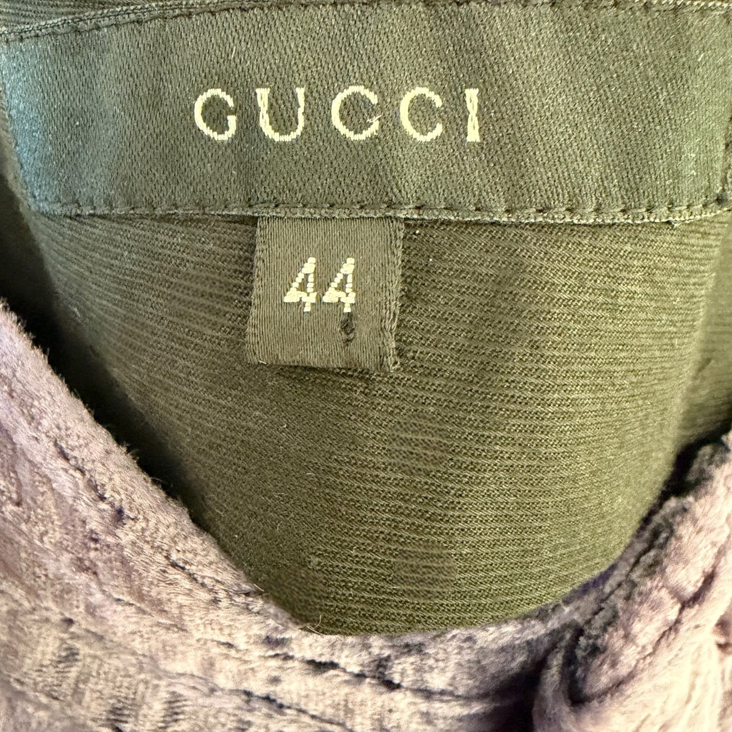 Gucci by Tom Ford F/W 1999 Runway Lavender Crushed Velvet Flare Pants IT 44