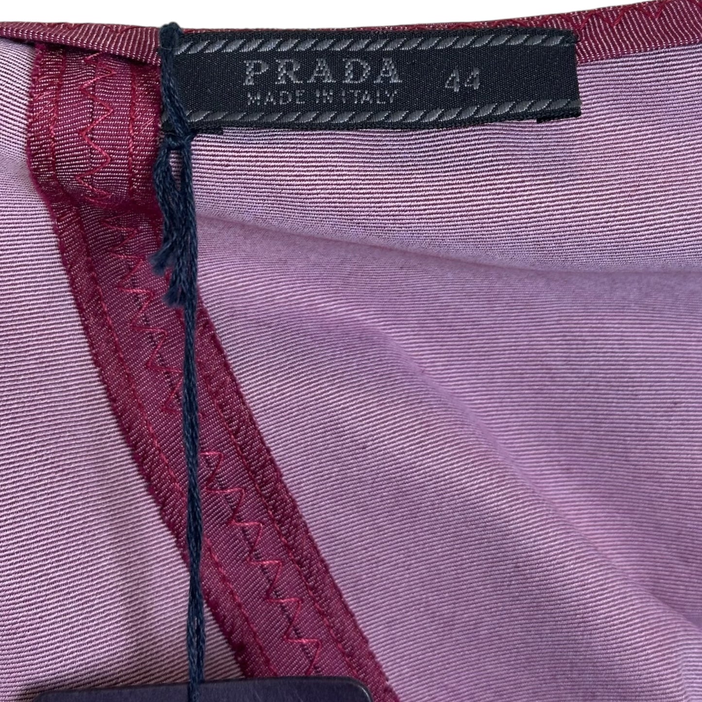 Prada NWT Gonna Denim Poplin Skirt in Mosto Size 44