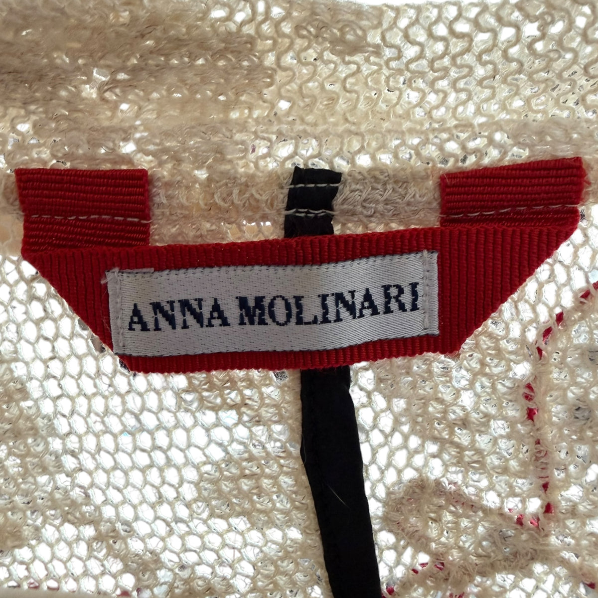 Anna Molinari vintage jacket, brand label detail