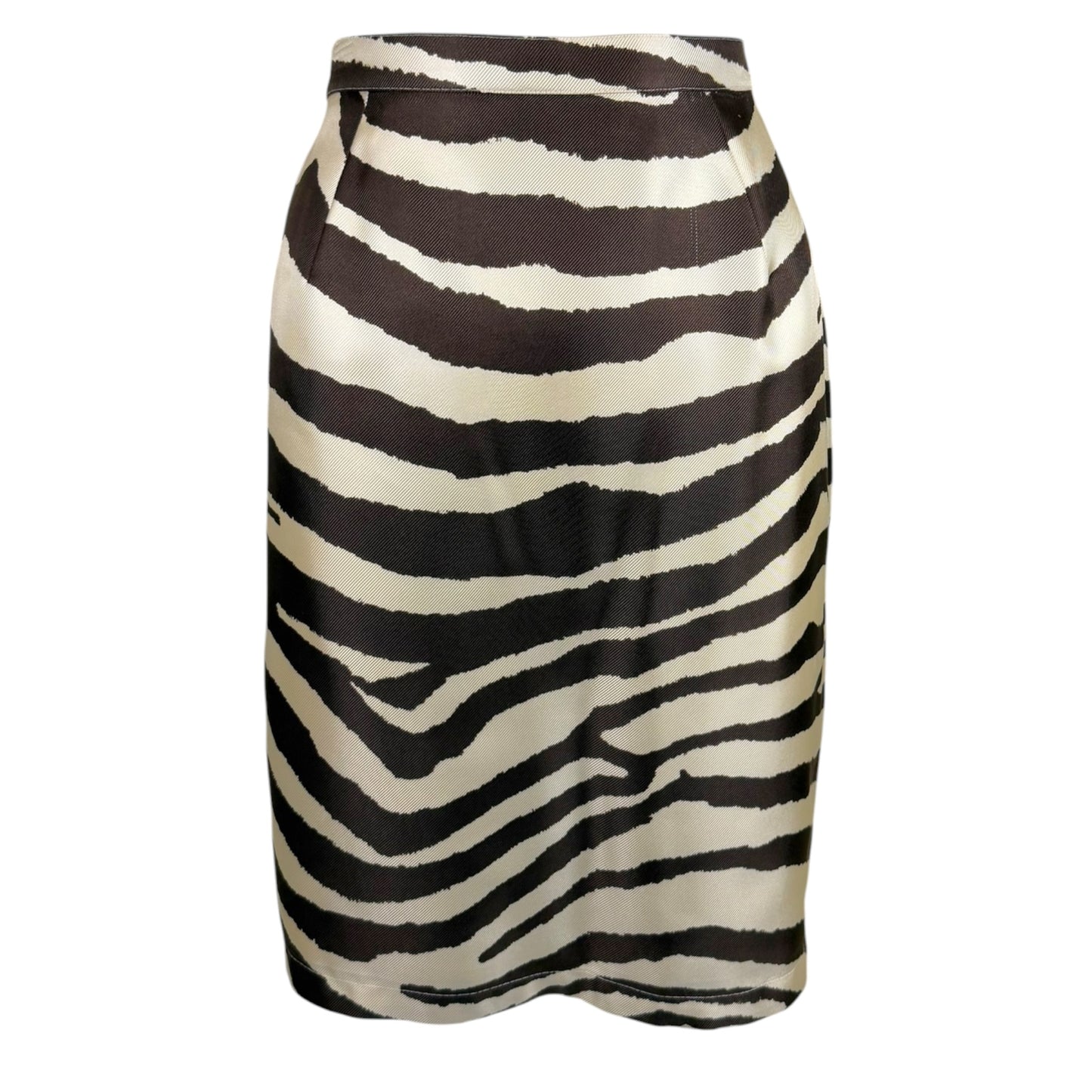 Vintage Thierry Mugler Paris Zebra Print Silk Jacket & Skirt Set | 1989–1992 | FR 38/40
