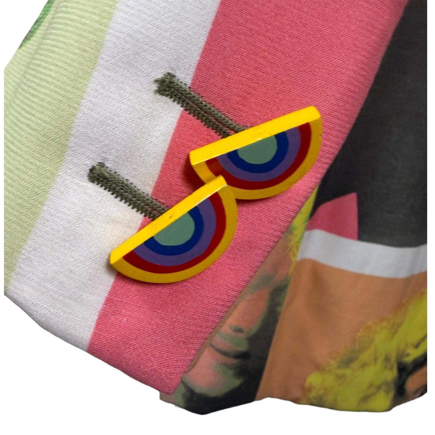 Vintage 1994 Moschino Cheap & Chic Franco Moschino Pop Art Portrait Blazer from the Iris Apfel Fashion Archive – Size 8