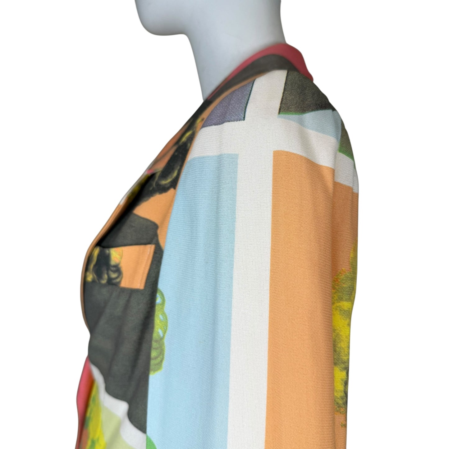 Vintage 1994 Moschino Cheap & Chic Franco Moschino Pop Art Portrait Blazer from the Iris Apfel Fashion Archive – Size 8