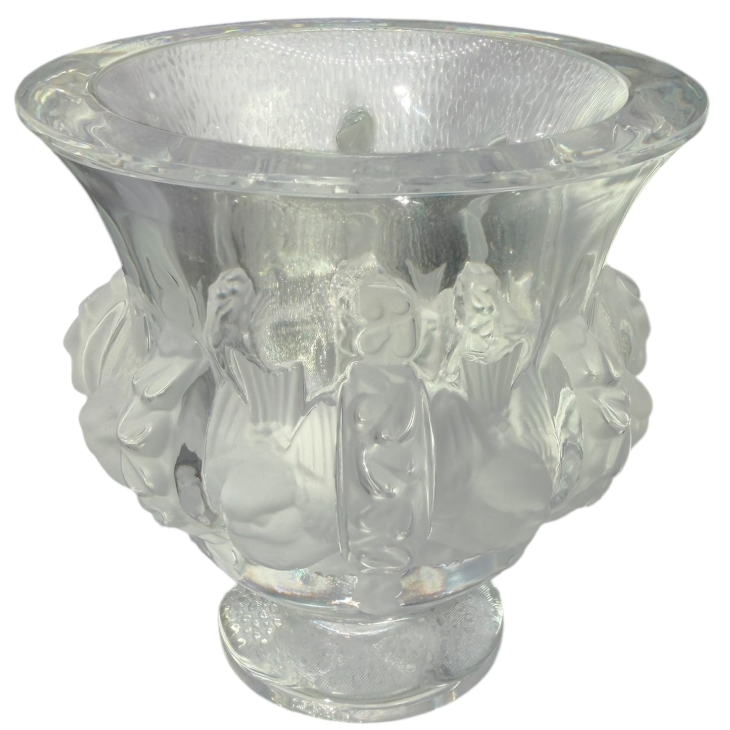 Vintage Lalique Dampierre Crystal Vase