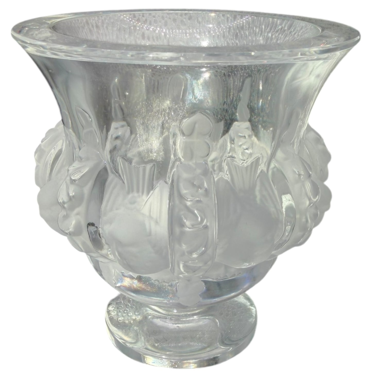 Vintage Lalique Dampierre Crystal Vase