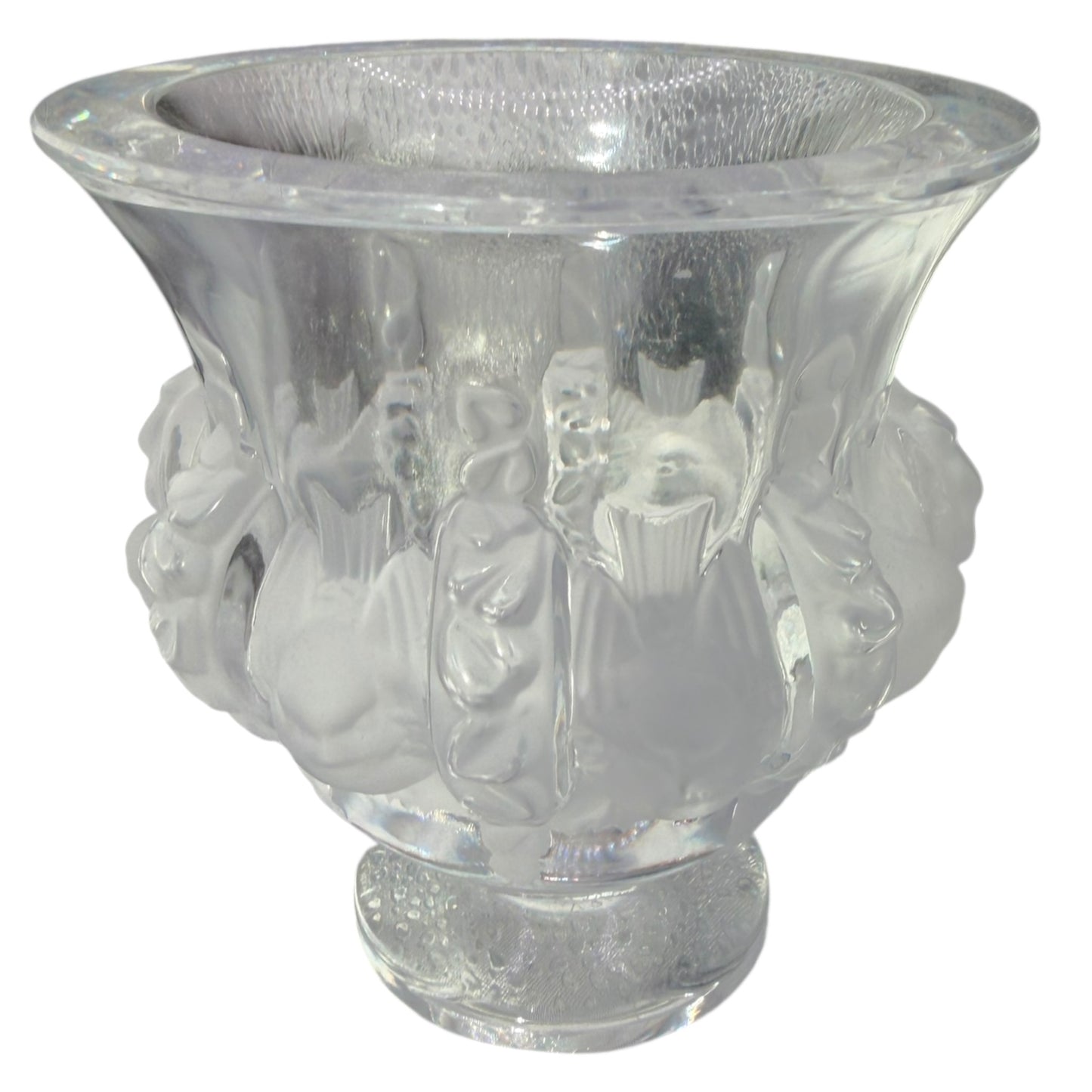 Vintage Lalique Dampierre Crystal Vase