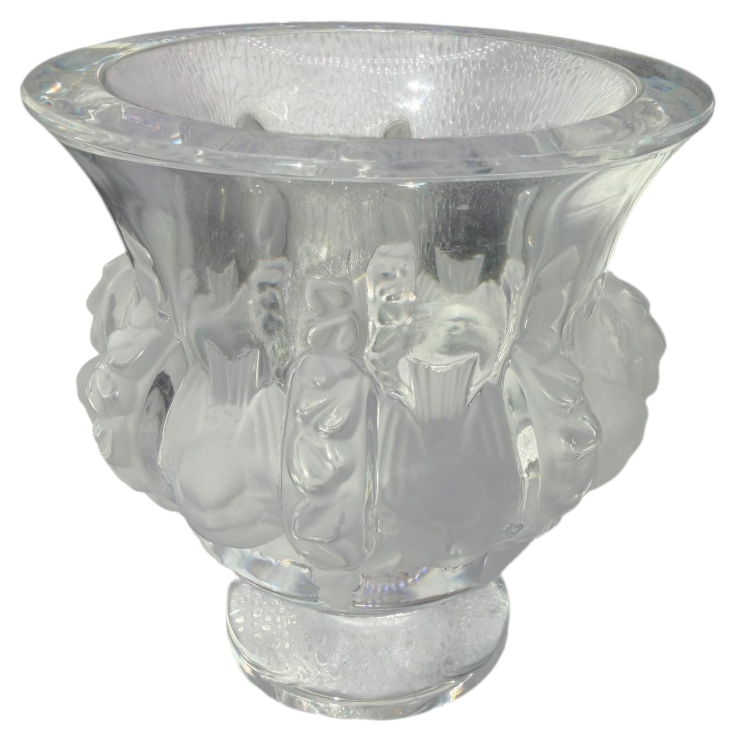 Vintage Lalique Dampierre Crystal Vase
