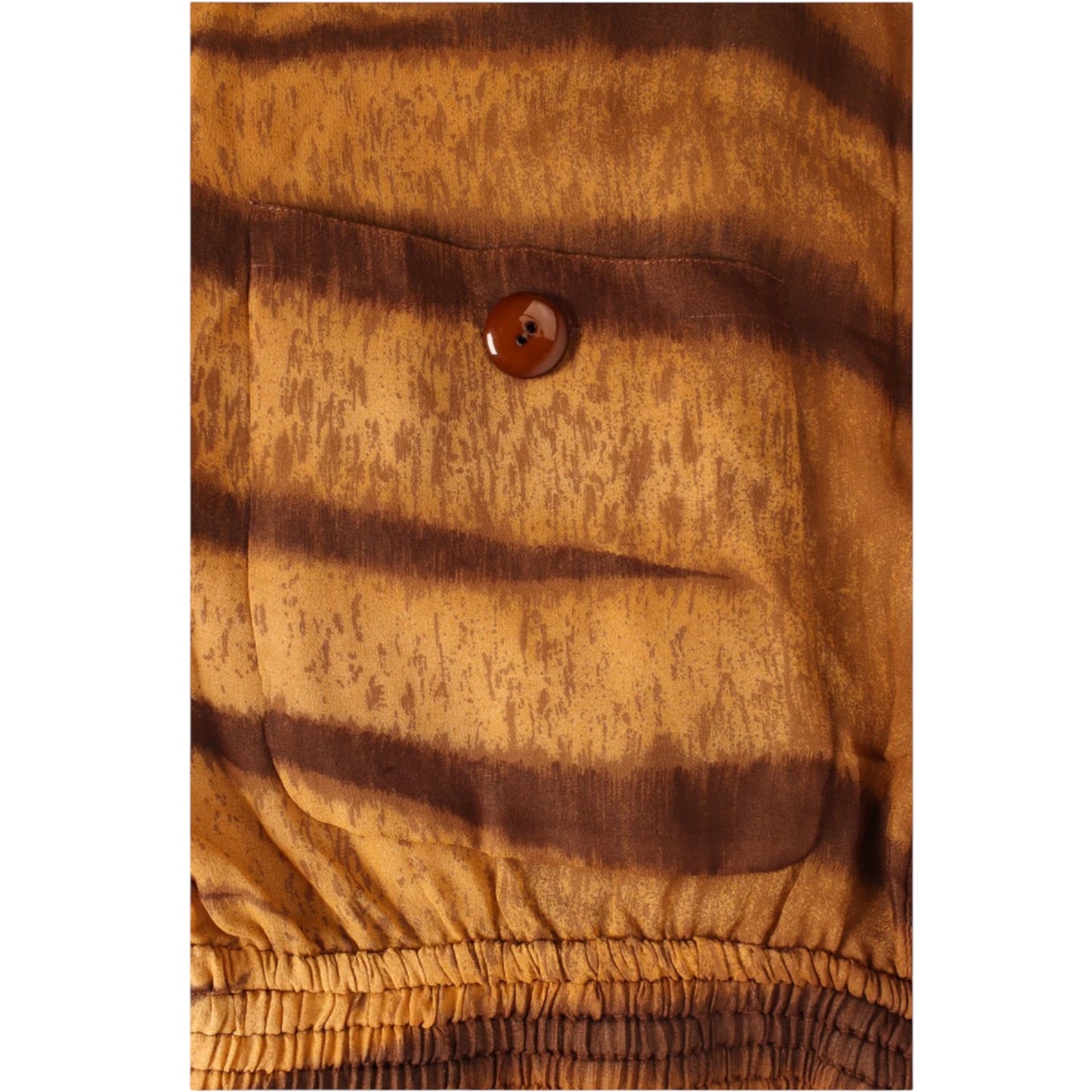 Vintage Valentino Boutique Silk Nyala Print Blouse Sz 12