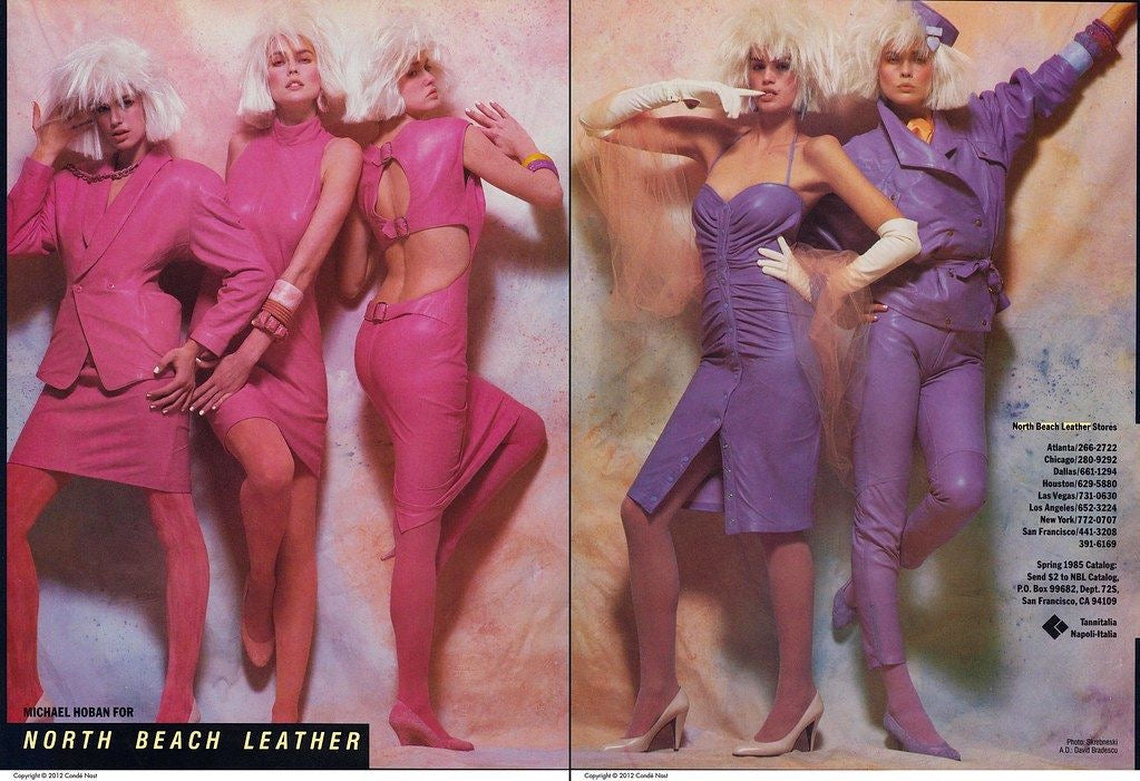 Michael Hoban for North Beach Leather Turquoise Lambskin Body-Hugging Dress