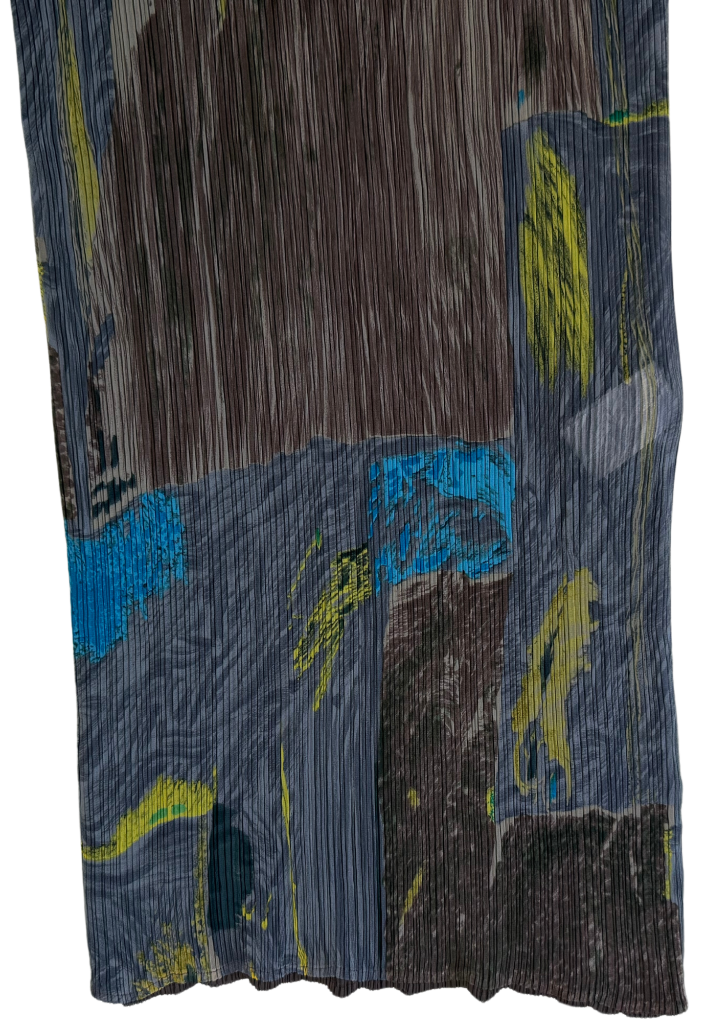 Vintage 90s Issey Miyake Abstract Expressionist Plissé Dress – Main Line