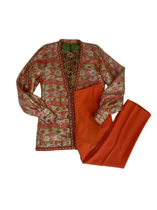 Iris Apfel x Emanuel Ungaro Haute Couture 1970's 3-Piece Ensemble