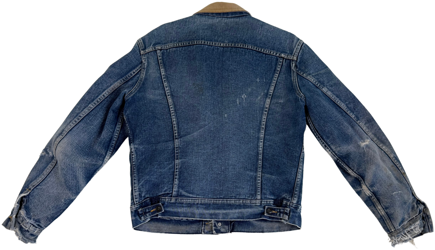 Vintage 1960s Lee Storm Rider Blanket-Lined Denim Jacket – Made in USA
