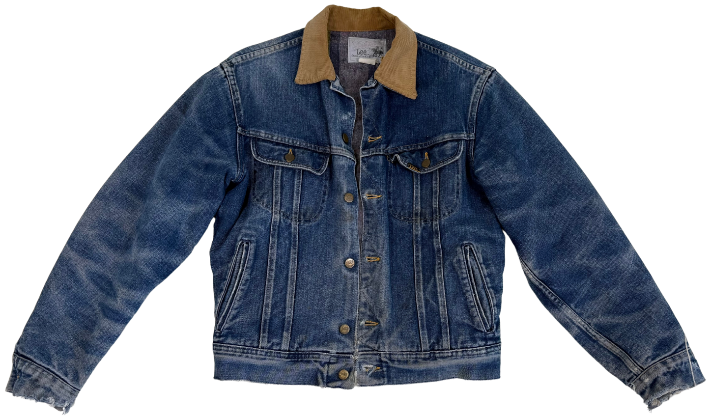 Vintage 1960s Lee Storm Rider Blanket-Lined Denim Jacket – Made in USA