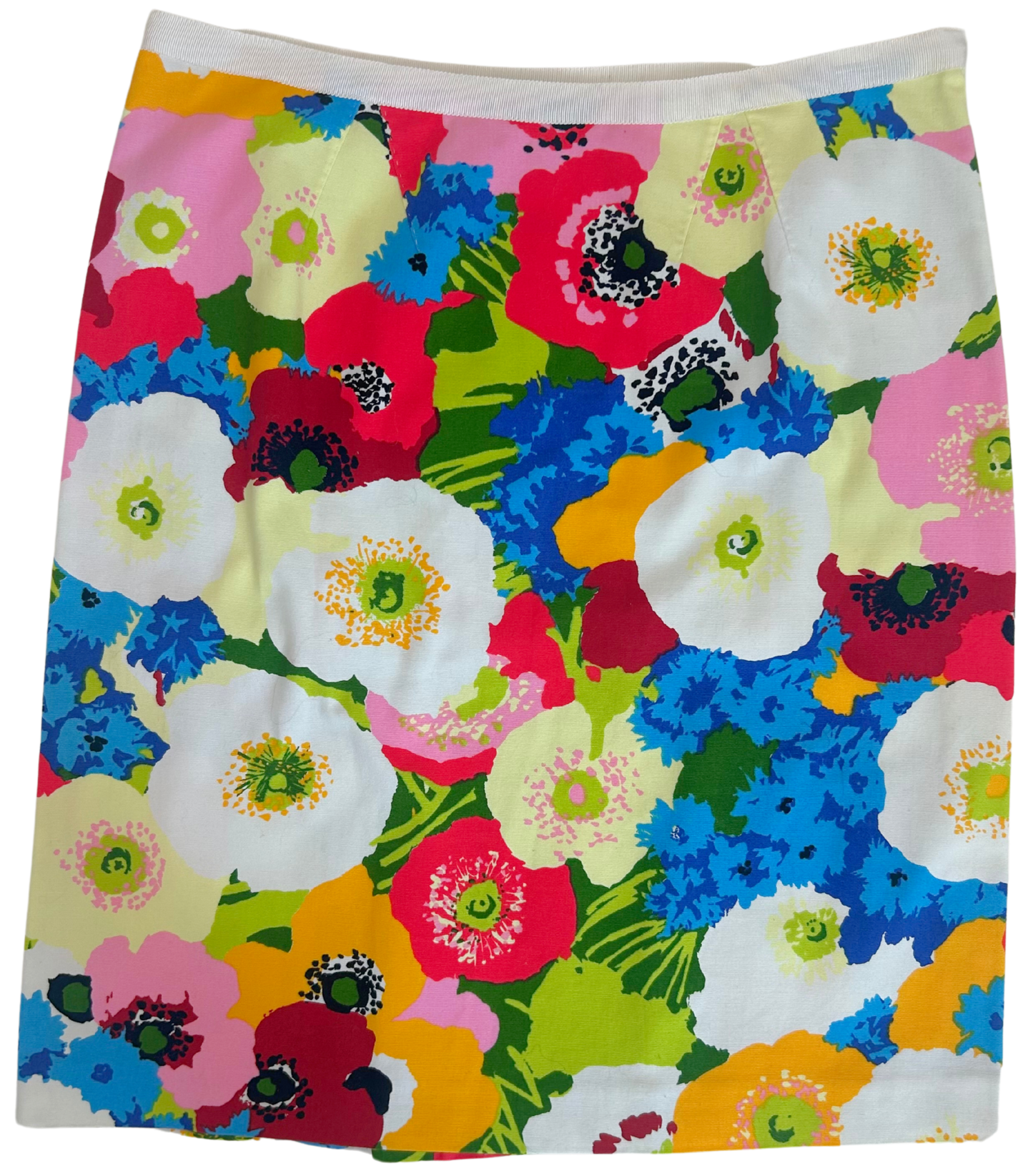 Iris Apfel x Moschino Vintage Floral Print Skirt - Early 2000s